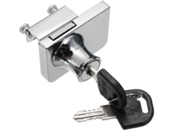 Cerradura Para Puerta De Vitrina (2 Llaves - Acero Inoxidable)*