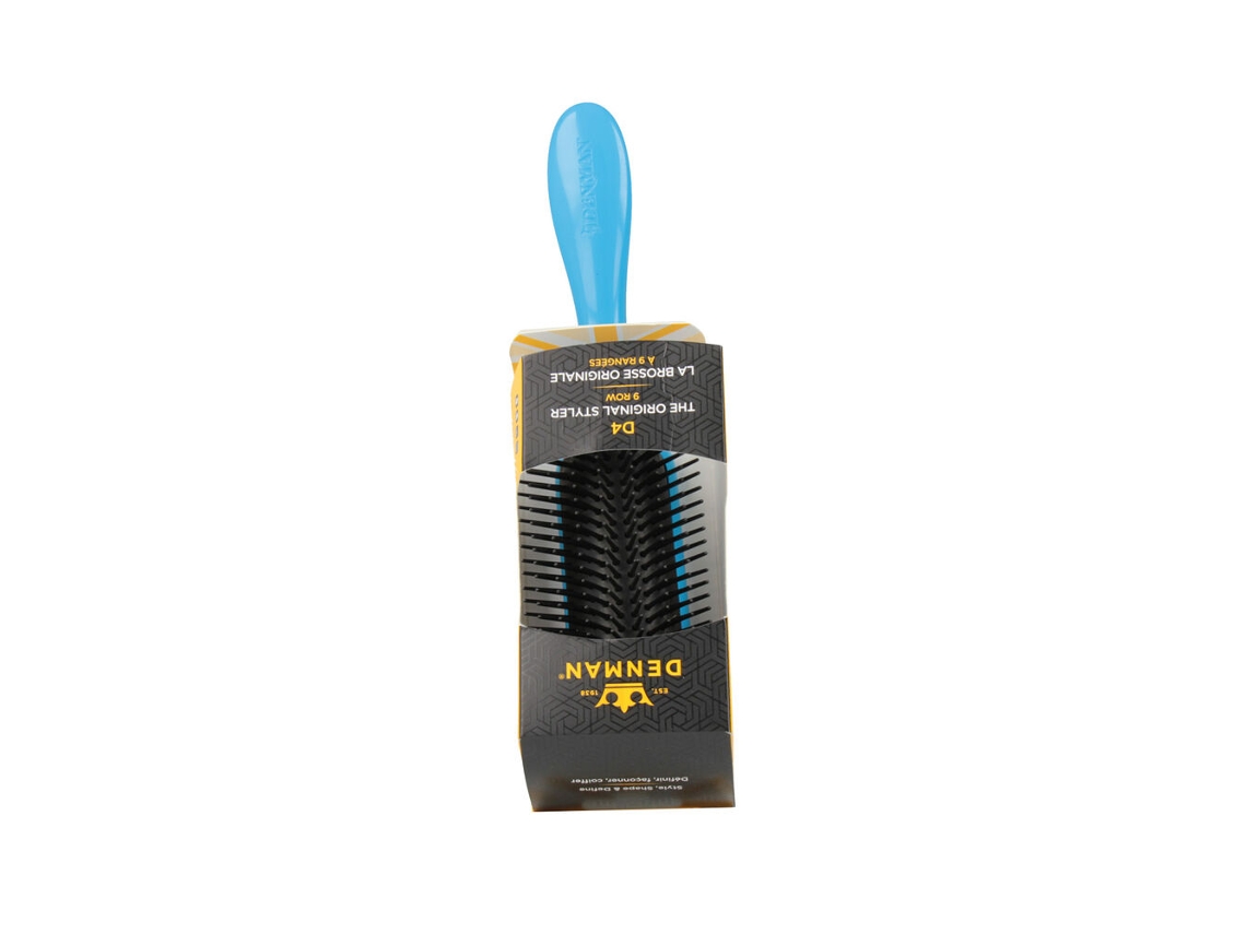 Cepillo de Pelo DENMAN D4 9 Row Santorini (Azul)