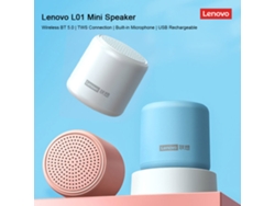 Altavoz Inalámbrico Portátil Lenovo L01 Con Bluetooth 5.0 Tws, Micrófono Y Batería Recargable Usb.
