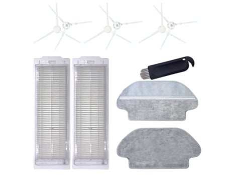 Filtro Hepa Cepillo Lateral paño de mopa para Xiaomi Mijia Styj02Ym Mi Mop Pro Fo Conga 3490 para Viomi V2 Pro V3 Se V-Rvclm21B