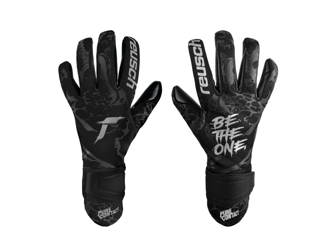 Guantes para Fútbol REUSCH (Unisex - Negro - Talla 9)