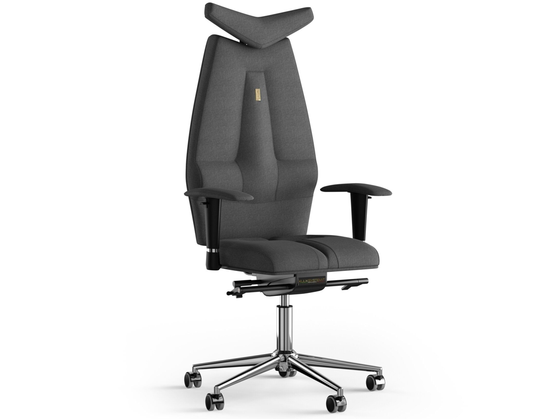 Silla de Oficina KULIK Tejido a Jato Azur (Cinzento -130x50x50cm)