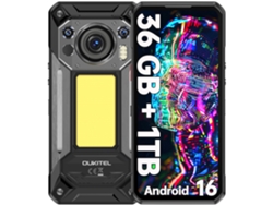 Smartphone Resistente 5g Oukitel Wp500 Ultra Con Thermal Imaging 36 Gb 1 Tb 6.8" Fhd+ 120hz 10000 Mah 108 Mp Nfc Negro