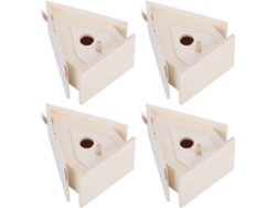 Mini Casita Para Pájaros Colgante De Madera Hecha De Madera De Sicomoro, Ambiente Cómodo Para Descansar Y