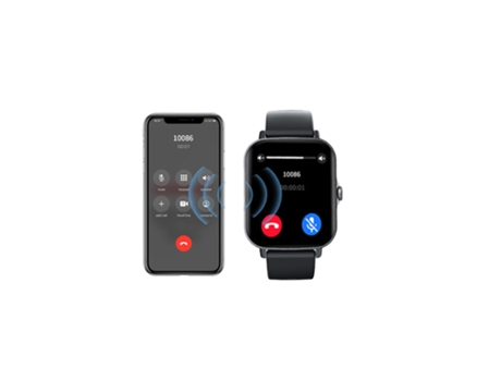 SHAH ARPAN Smart Watch F107 Bluetooth Llamada Ejercicio Frecuencia cardíaca Presión arterial Oxígeno en sangre, Plata