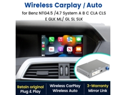 Módulo De Retrofit Multimedia Para Mercedes-benz Ntg4.5/4.7 – Carplay Y Android Auto Inalámbrico, Mirrorlink, Conserva Funciones Originales