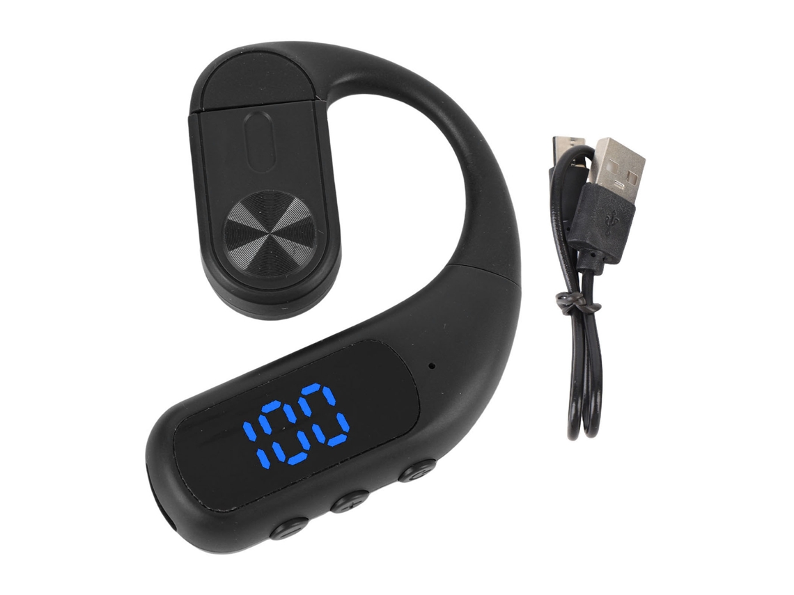 Auriculares Bluetooth Supraaurales No Intrauditivos Con Pantalla Digital, Cancelación De Ruido Y Micrófono