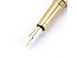 Pluma estilográfica de sándalo 2020, punta mediana de 0,7 mm, para regalo y uso en la oficina.