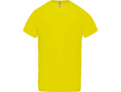 Camiseta de Hombre para Deporte PROACT Multideportes Poliéster Amarillo (L)