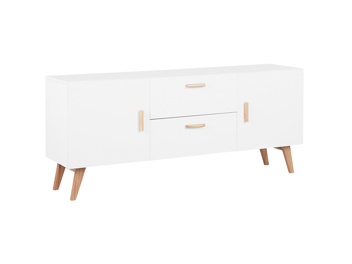Aparador BELIANI Meet de MDF Blanco 160x42x70