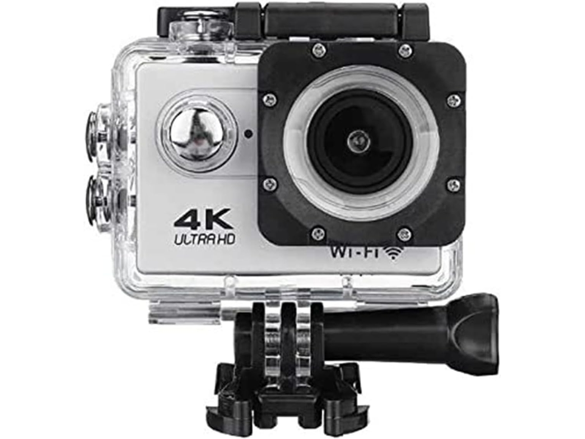 Cámara De Acción 4k Con Estabilización De Imagen, Cámara Deportiva Impermeable Hd 1080p