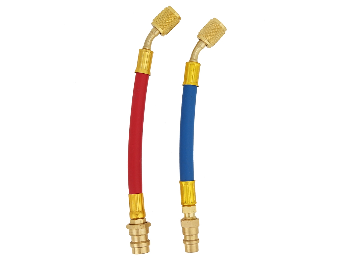 Adaptador De Aire Acondicionado R134a A R12/r22, Conexión De Latón, Accesorio De Refrigeración, 2 Piezas.