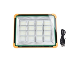Linterna De Trabajo Solar Portátil 4 Modos 300w 25000lm Batería Recargable 10000mah Ip65 Con Soporte Led