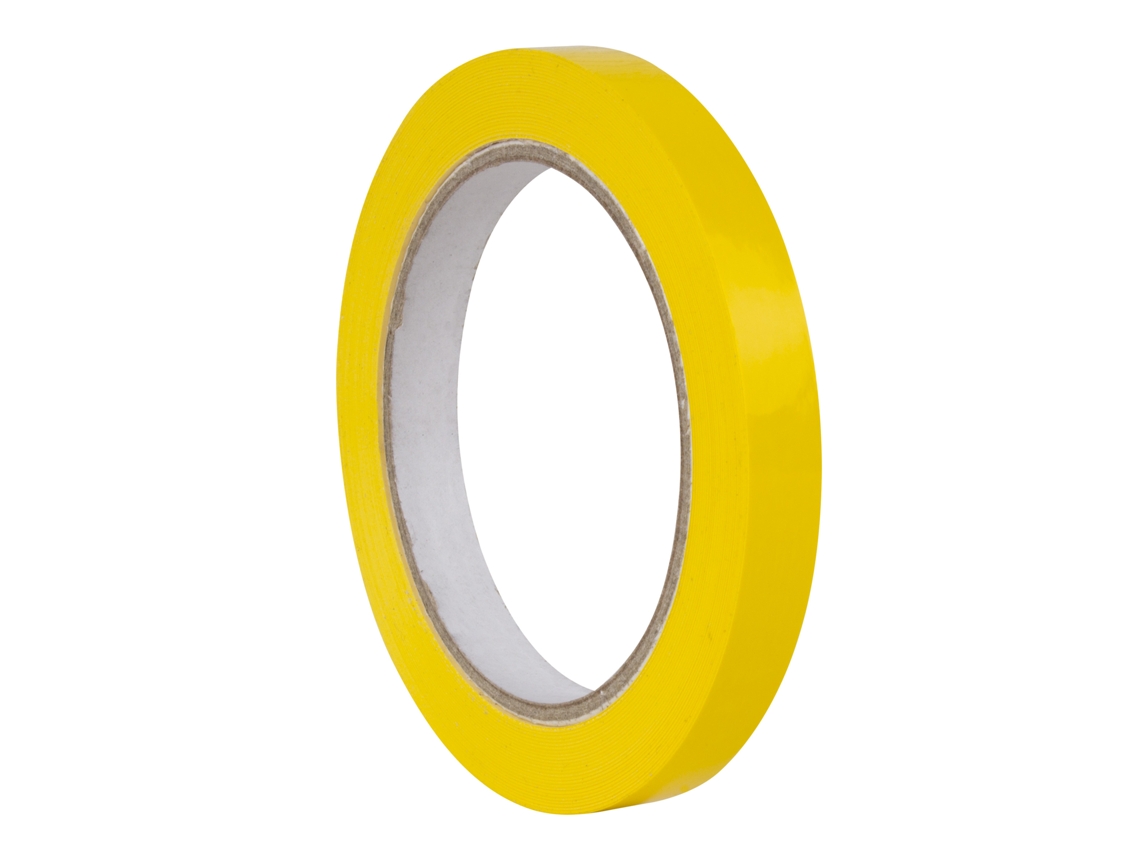 Cinta Adhesiva Amarilla 12Mm X 66M Resistente Al Agua Y a La Intemperie Apli