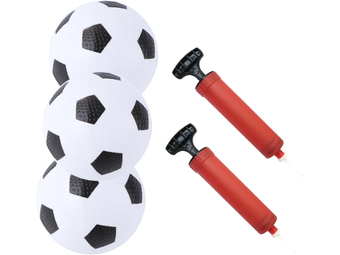 1 Set De Fútbol Para Niños Y Niñas, Balones Blancos, Botas Rojas,... Rojas, Diversión