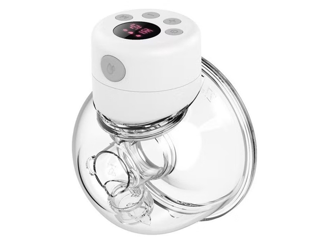 Extractor de leche eléctrico portátil, manos libres e indoloro, con 3 modos de funcionamiento y recargable. s12 Blanco Un Solo Lado Yunzii
