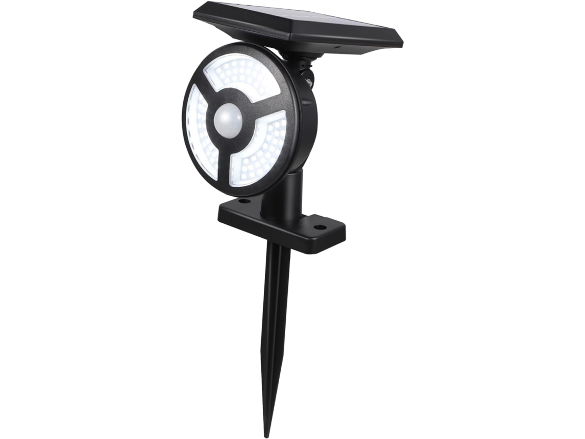 Foco Solar Exterior Con Sensor De Movimiento Led Para Jardín, Patio, Entrada De Vehículos. Lámpara De Energía.