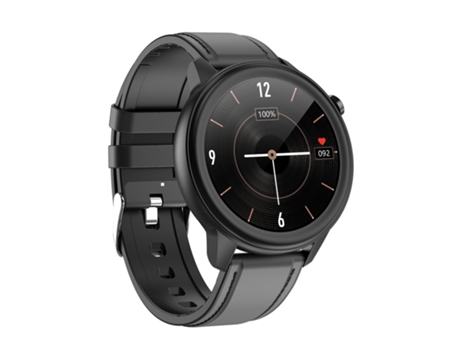 Smartwatch, pantalla táctil HD de círculo completo de 1,3 pulgadas, resistente al agua IP68, negro CHRONUS
