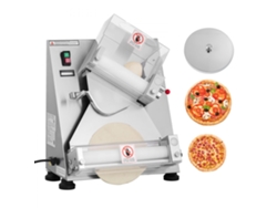 Prensa Eléctrica Automática para Masa de Pizza de 355,6 mm con Rodillos Dobles de Acero Inoxidable Tekmaquinas