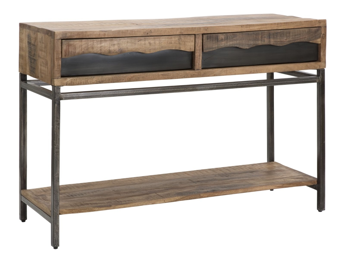 Consola Yellowstone Cm 118x40x80 Mauro Ferretti (madera De Acacia Nilotica)