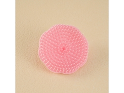 (tamaño Rosa 8x8x2 Cm) Cabezal De Cepillo De Champú De Silicona Suave Con Función De Masaje Del Cuero Cabelludo