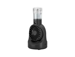 Ventilador nebulizador USB Eifson, enfriador de viento de 4 velocidades (negro)