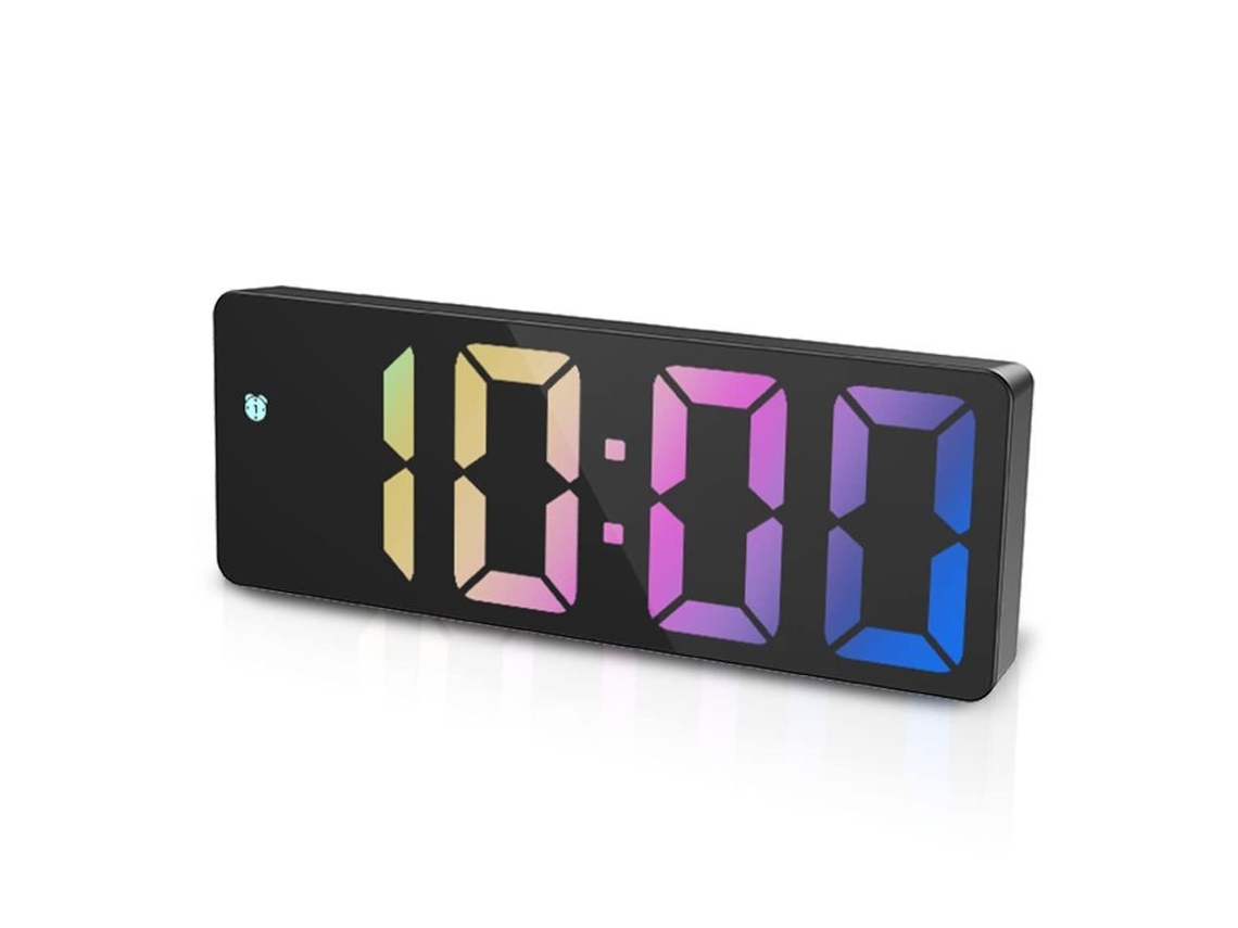 2026-reloj Led Para Dormitorio, Reloj De Mesa Electrónico Con Pantalla De Tiempo Y Temperatura