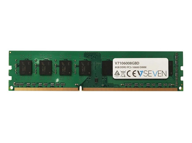 Memoria RAM DDR3 V7 V7106008GBD (1 x 8 GB - 1333 MHz - Verde)