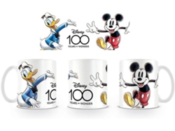 Taza 100 Aniversario Disney Mickey Mouse y Pato Donald 315 Ml PYRAMID