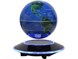 Globo flotante magnético con iluminación LED y mapa del mundo