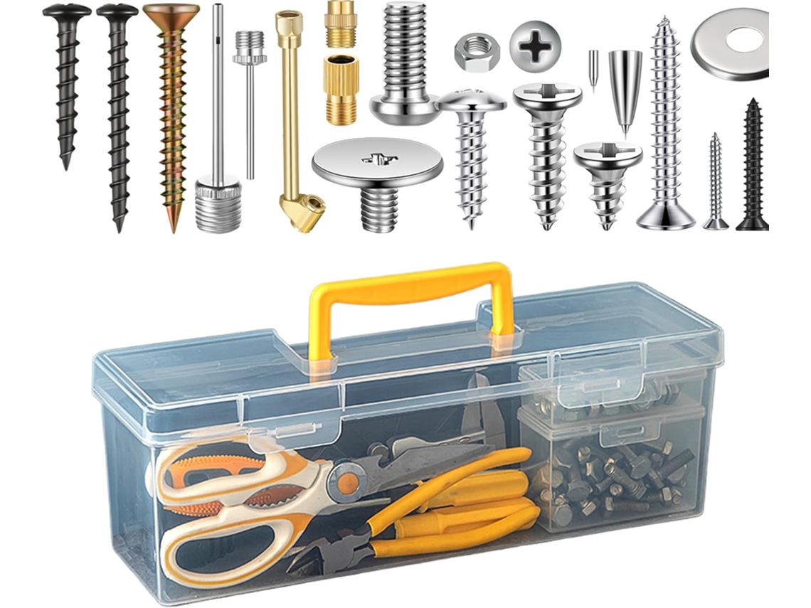 Organizador de piezas pequeñas Slowmoose, caja transparente