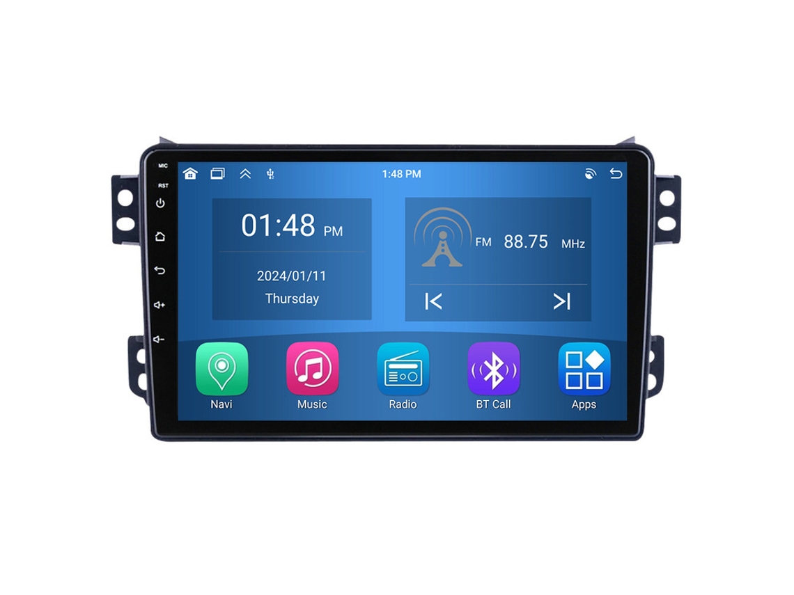 Autoradio 4GB RAM64GB ROM ROVERONE para Suzuki Splash para Opel Agila Maruti Ritz 2008 - 2017 CarPlay Android Coche Radio Bluetooth Navegación