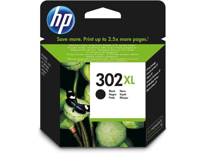 Cartucho de tinta HP HP 302XL Original Negro 1 pieza(s)