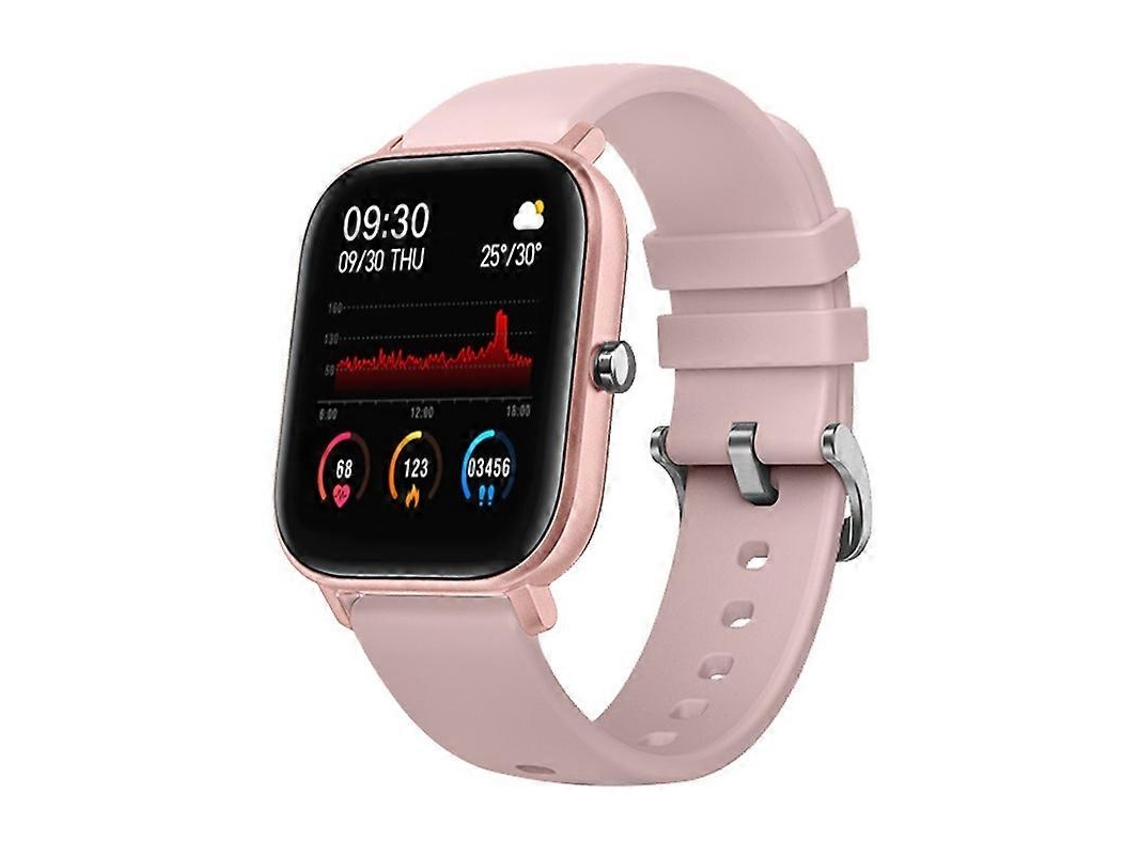 Reloj inteligente Lokmat P8 de 1,4 pulgadas con monitor de frecuencia cardíaca, podómetro y monitor de frecuencia cardíaca.