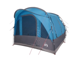 Tienda de campaña túnel para 3 personas VIDAXL impermeable azul