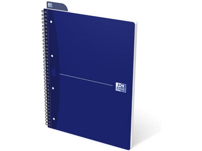 Cuarderno OXFORD (Azul - Cuadriculado - A4)