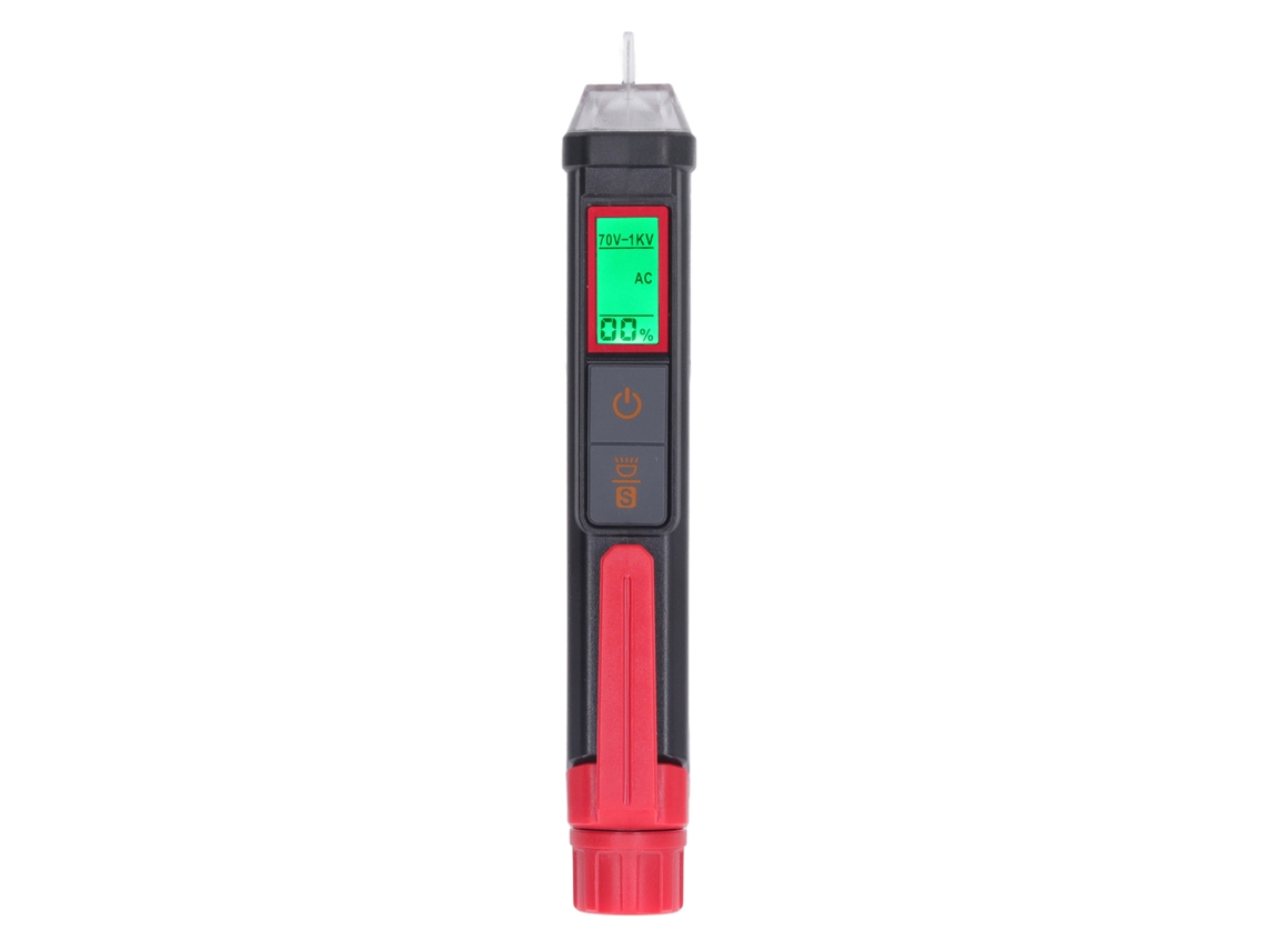 Detector De Electricidad Sin Contacto, Comprobador De Voltaje Ca Con Pantalla Digital Y Led