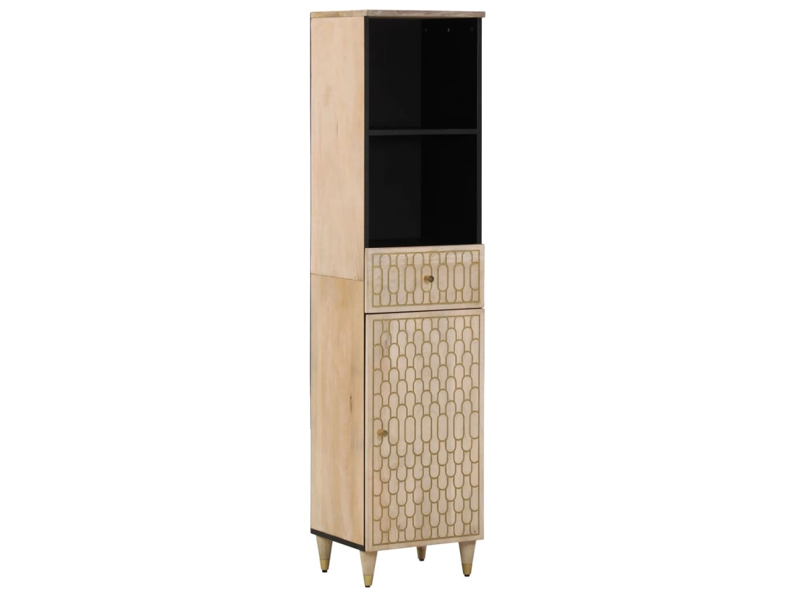 Mueble De Baño VIDAXL Marrón Madera (38x33x160 cm)