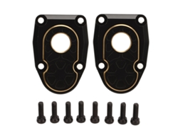2 Tapas De Portal De Latón Negro Para Eje Axial Capra Scx10 Iii Ar45p 1/10