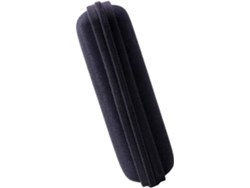 Estuche protector de EVA negro para disco duro de portátil con organizador de cables. Incluye un par de fundas de Gokoco.