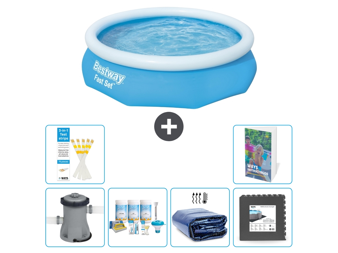 Bestway Piscina Bestway Fast Set Redonda - 305x76 Cm - 7-peças S233