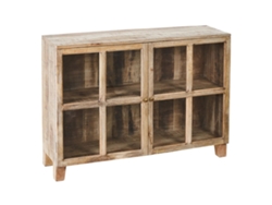 Vitrina 120 x 35,5 x 88,5 cm Madera de mango