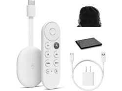 Chromecast Con Google Tv: Reproductor Multimedia 4k Hdr Con Búsqueda Por Voz Y Bolsa De Valores.
