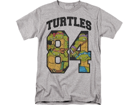 Camisetas Unisex DEEPSTONE 84 Collage Teenage Mutant Ninja Turtles brezo atlético (XXXL)