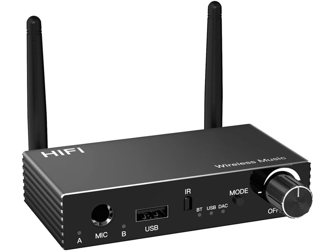 Receptor De Audio Bluetooth 5.3, Transmisor De Tv, Adaptador Inalámbrico Para Auriculares Estéreo Domésticos