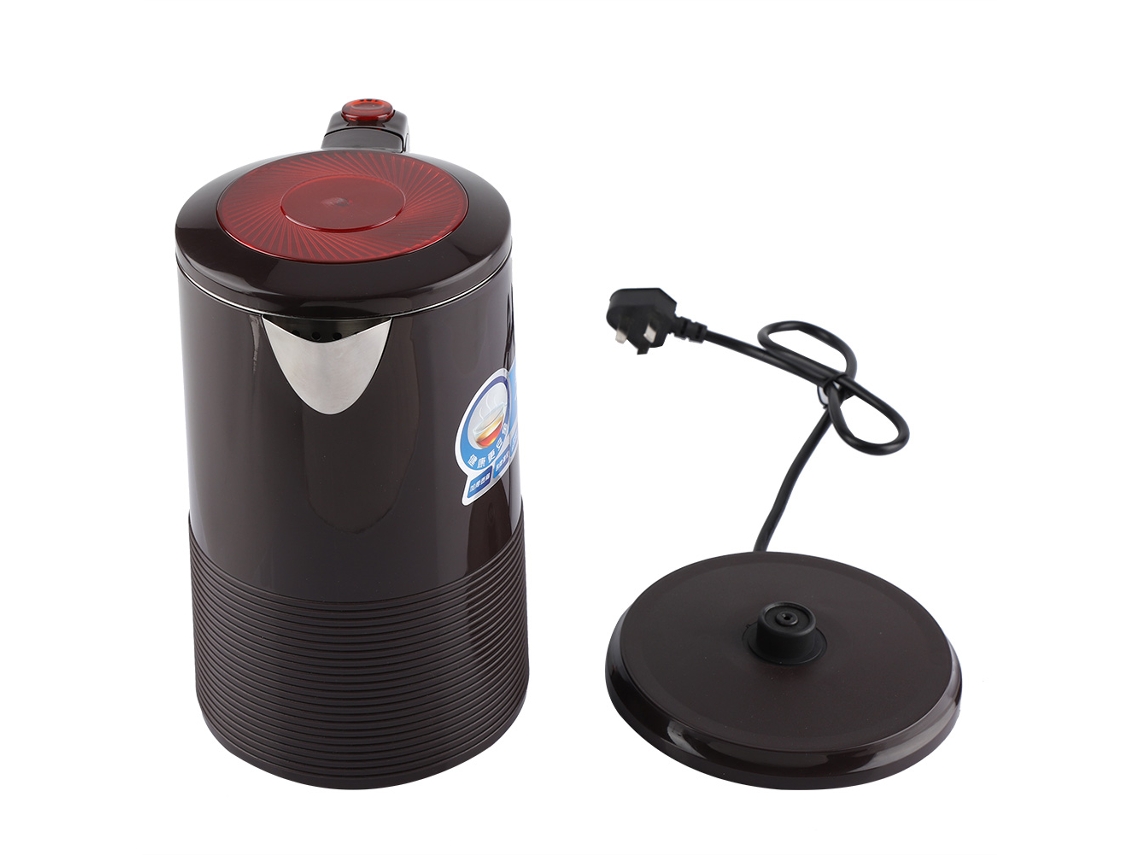 Hervidor eléctrico de acero inoxidable de 1,8 L para agua, té y café, 220 V