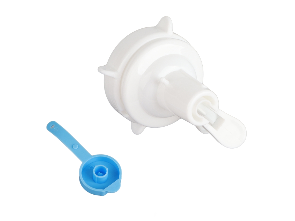 Válvula dispensadora de grifo para botella de agua de plástico blanco simple 1 unidad