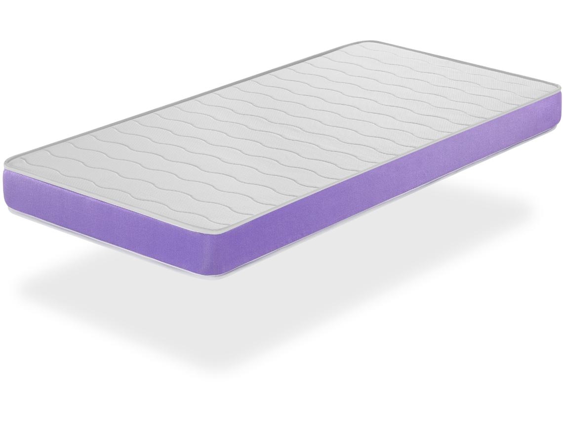 Colchon cuna 60X120 ONIX espuma, Altura 11 CM, transpirable y ergonomico. Firmeza ideal para bebes