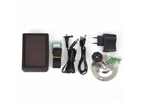 Cámara de Caza GENERIC 2G Mms Smtp 16MP Visión Nocturna Inalámbrico Rastreamiento PAro Solar Plug EU