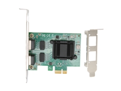 Adaptador De Tarjeta De Red Ethernet Cableada Dual Port Pcie Gigabit Nic 82751eb